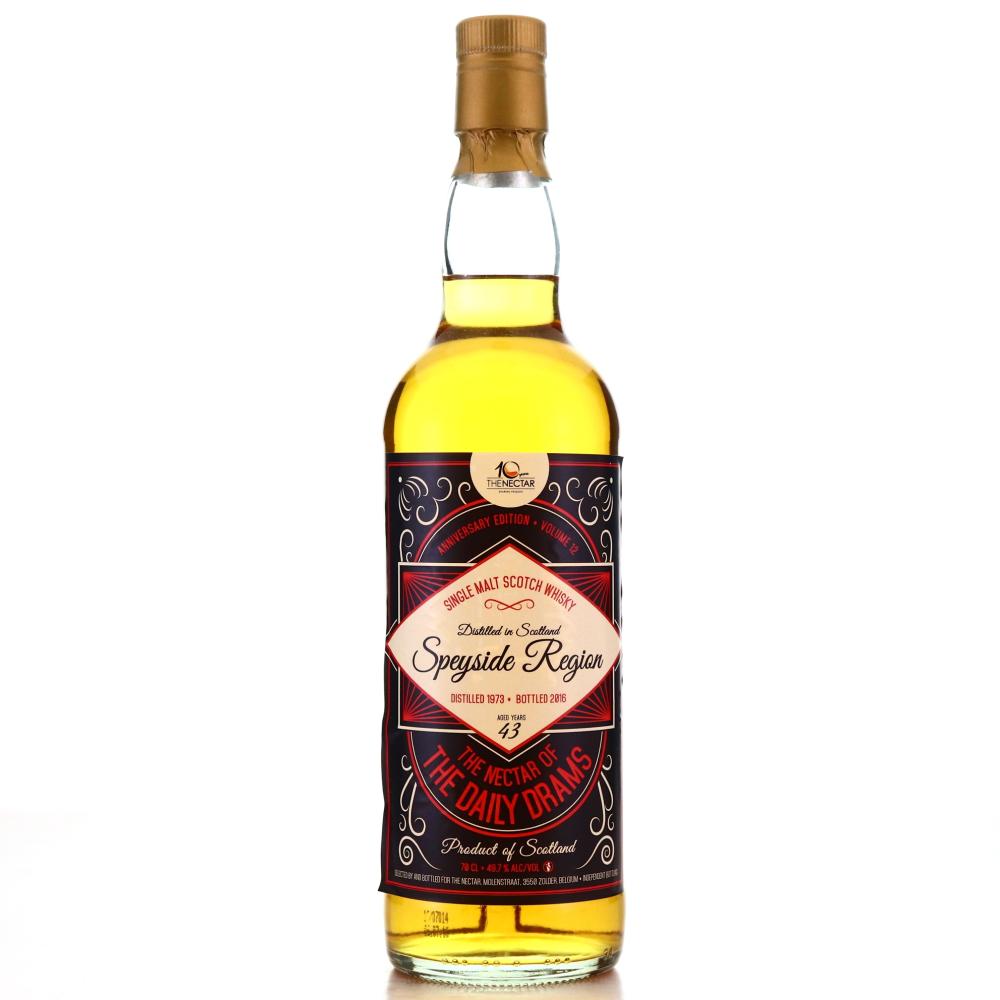 Speyside Single Malt 1973 The Nectar of the Daily Drams 43 Year Old / 10th Anniversary