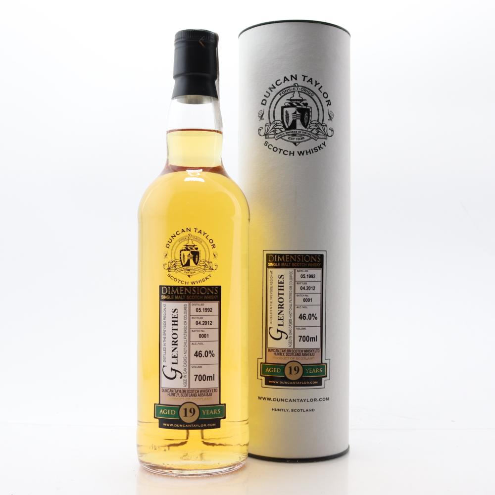 Glenrothes 1992 Duncan Taylor Dimensions 19 Year Old