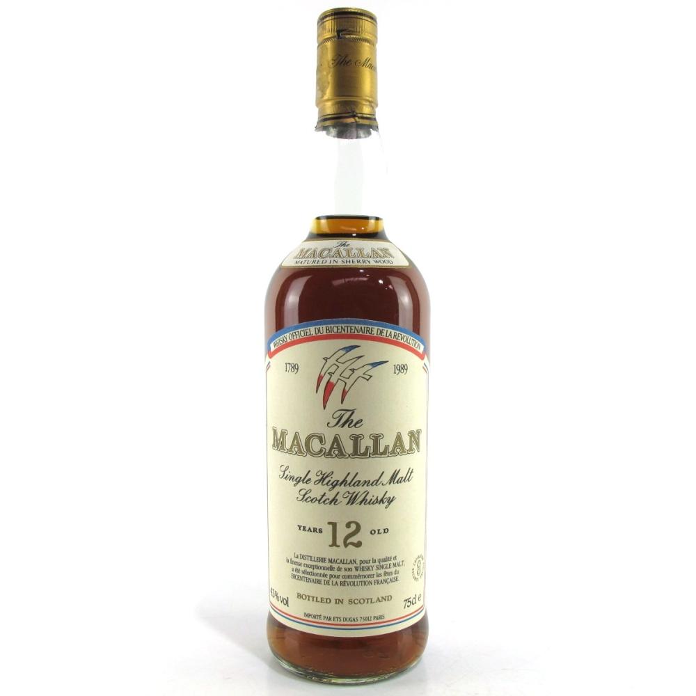 Macallan 12 Year Old Bicentennary French Revolution / Bicentenaire 1789-1989