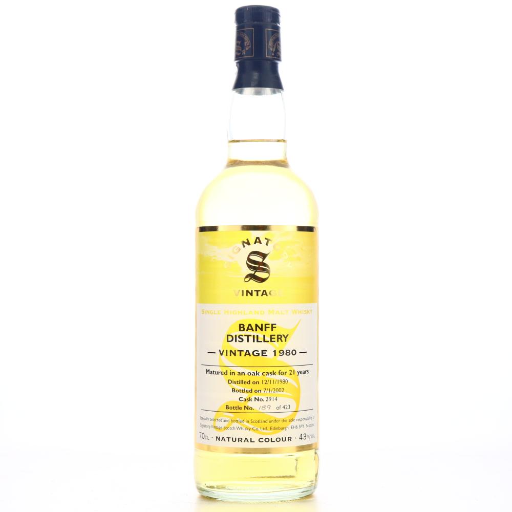 Banff 1980 Signatory Vintage 21 Year Old