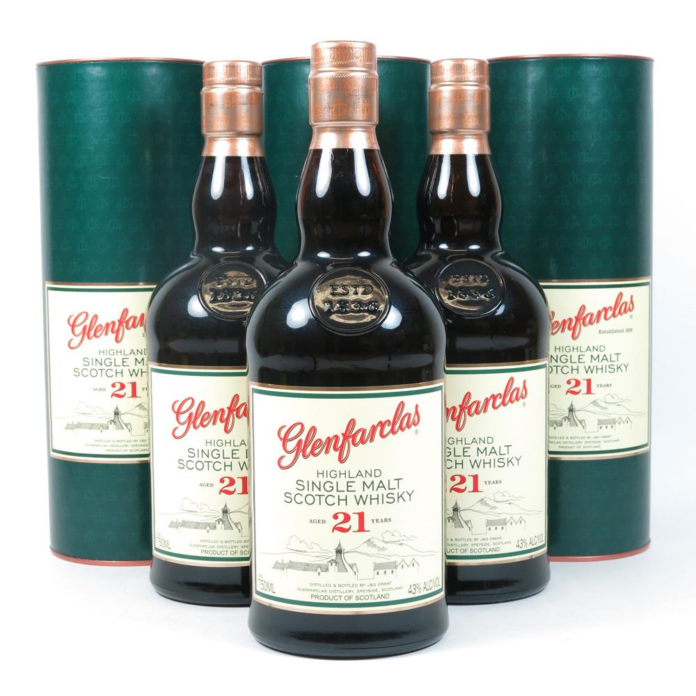 Glenfarclas 21 Year Old 75cl (US Import) x 3