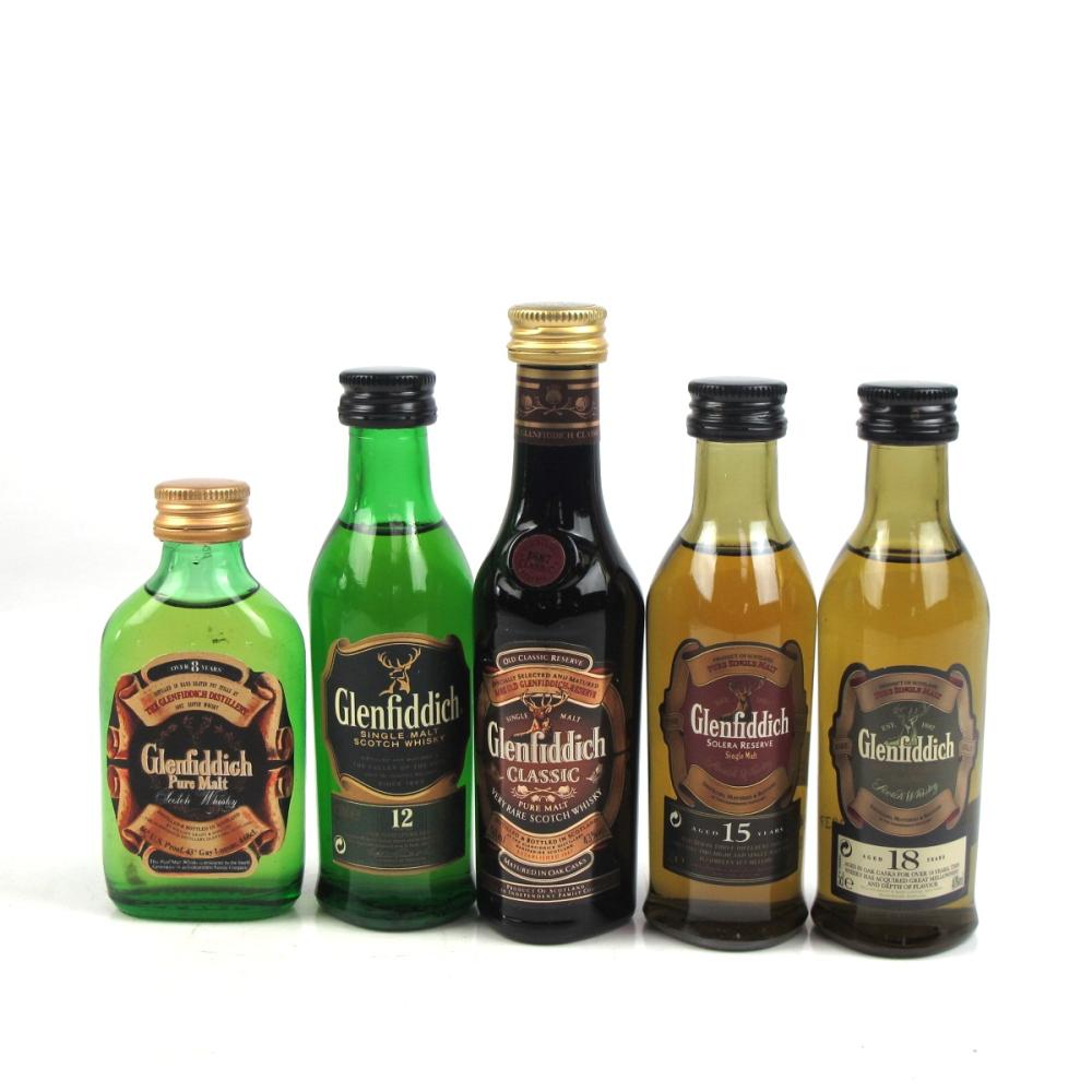 Glenfiddich Single Malt Selection 5 x 5cl
