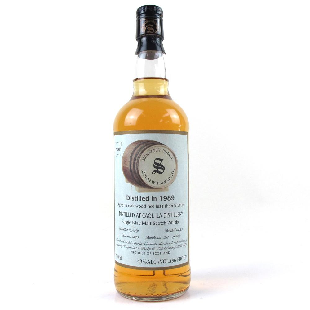 Caol Ila 1989 Signatory Vintage 9  Year Old 75cl / US Import