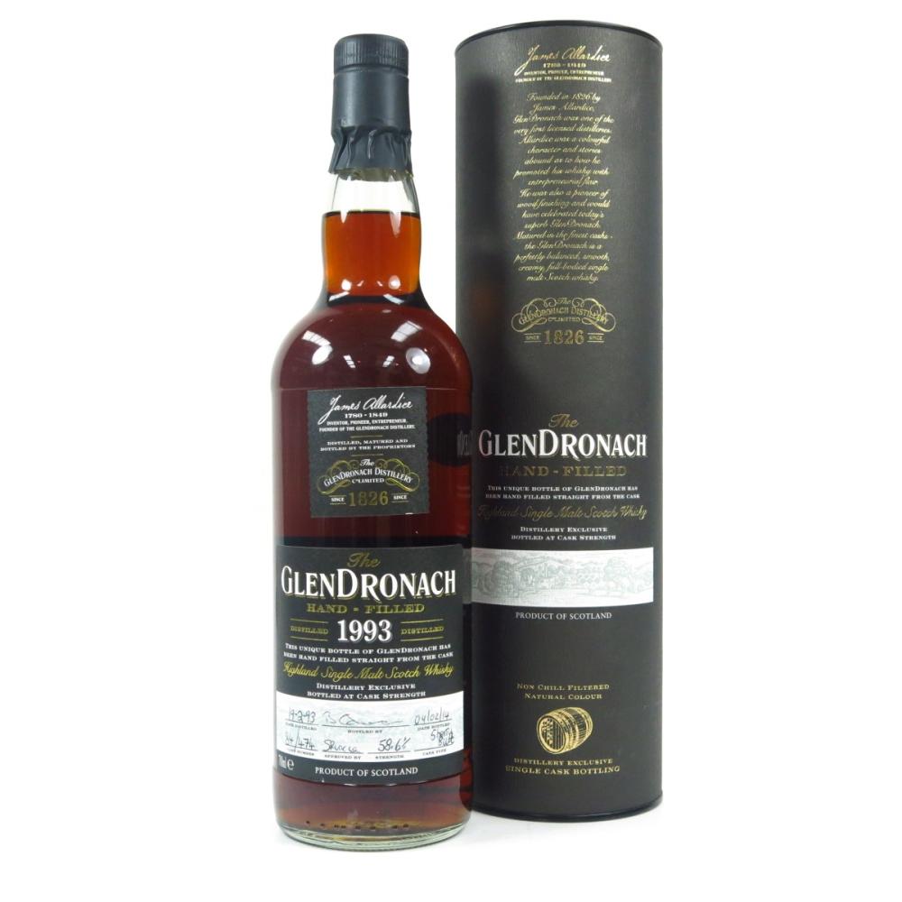 Glendronach 1993 Hand Filled 20 Year Old Single Cask 