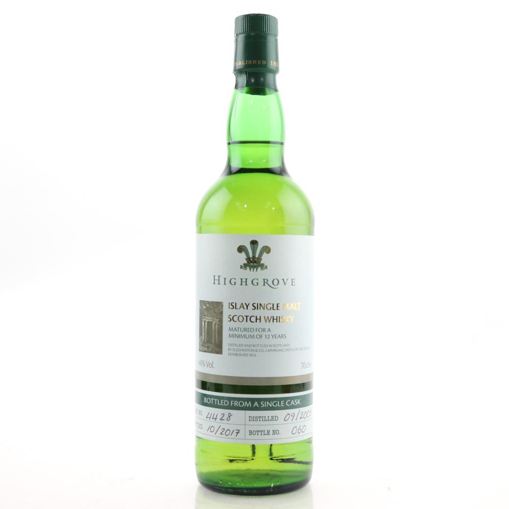 Laphroaig 2005 Highgrove 12 Year Old Single Cask #4428
