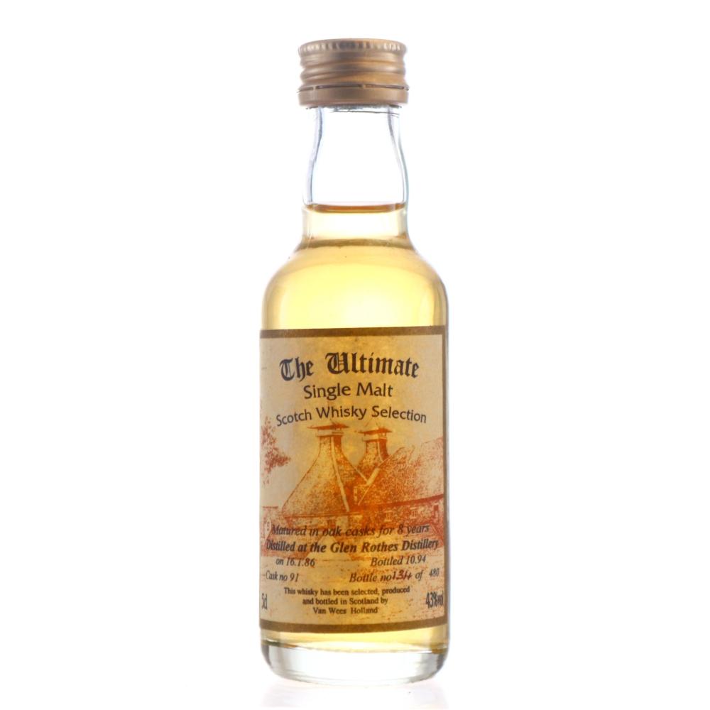Glenrothes 1986 The Ultimate 8 Year Old Miniature