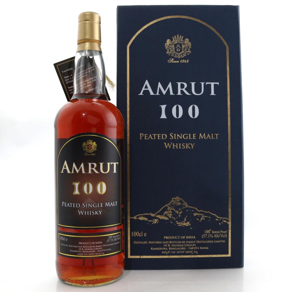 Amrut 100 Peated 1 Litre / Dutch Exclusive