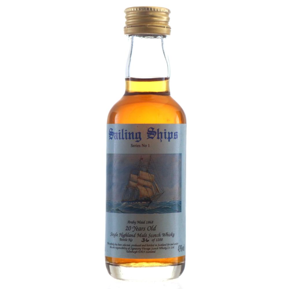 Glendronach 20 Year Old Signatory Vintage Miniature / Sailing Ships Series