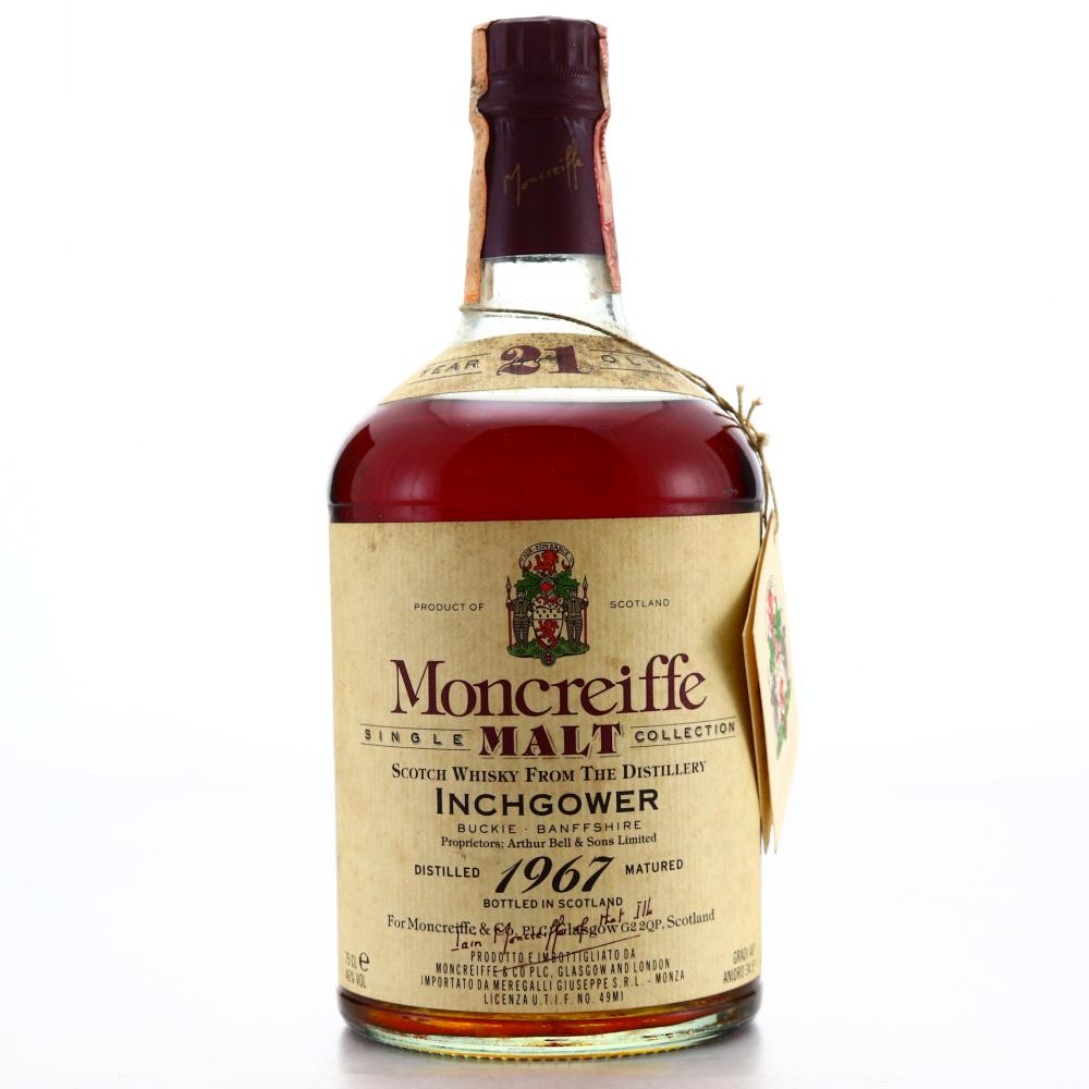 Inchgower 1967 Moncrieffe 21 Year Old / Meragalli Import