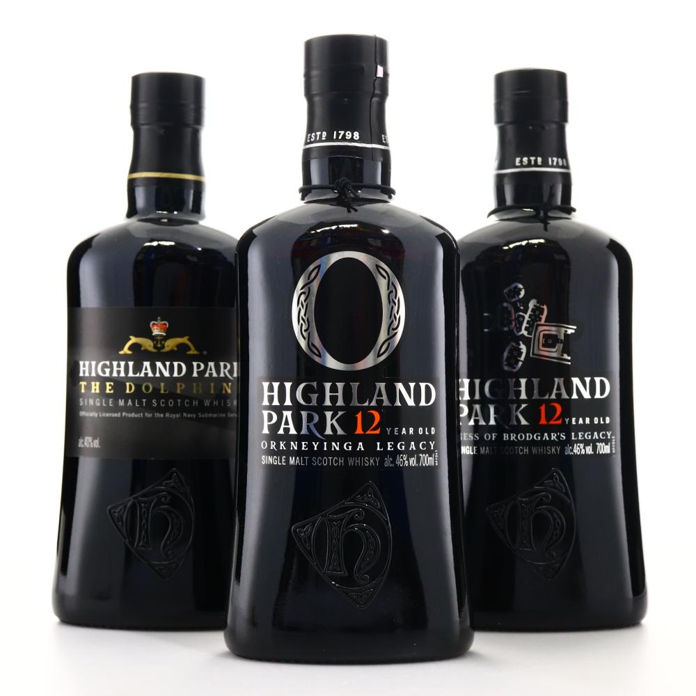 Highland Park Selection 3 x 70cl / including The Dolphins