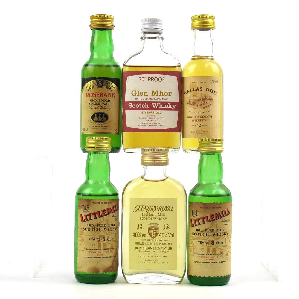 Closed Miniature Selection 6 x 5cl