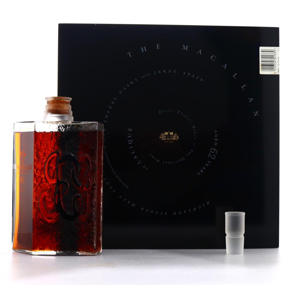 Macallan 62 Year Old Lalique Six Pillars Collection