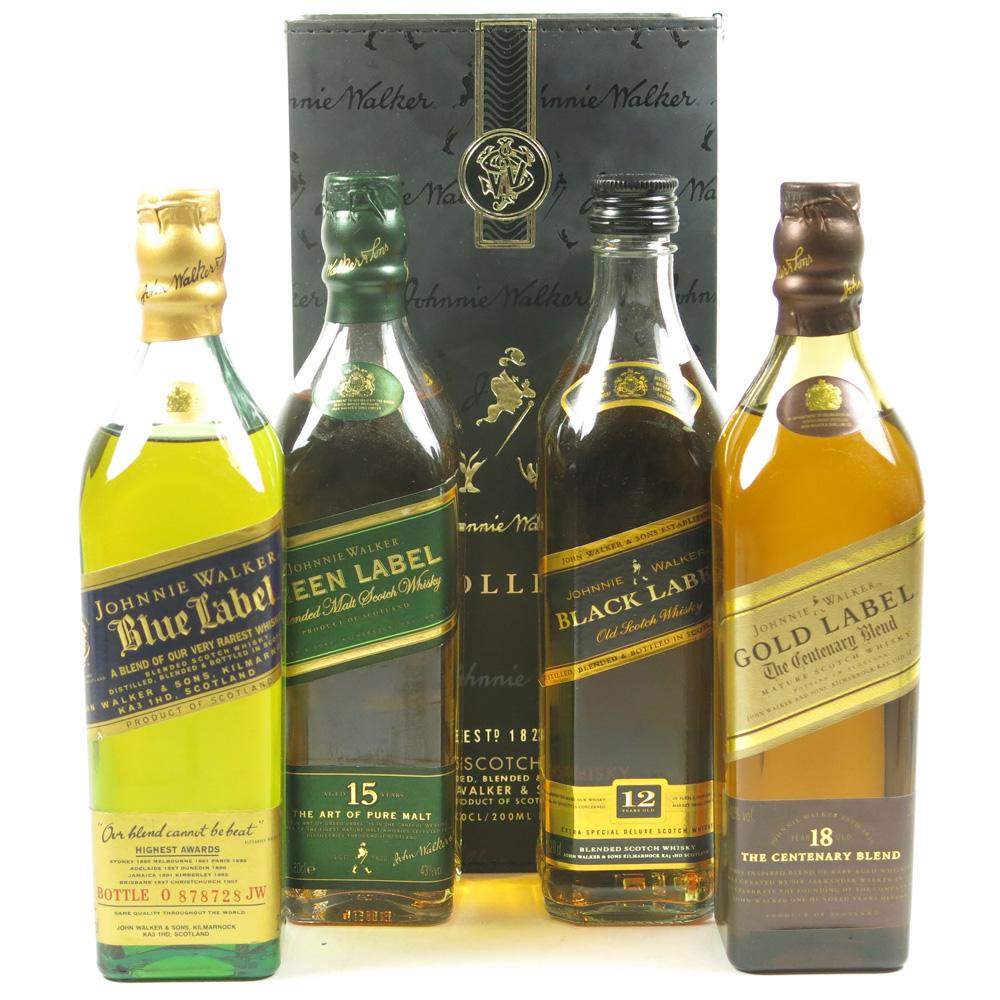 Johnnie Walker The Collection 4 x 20cl