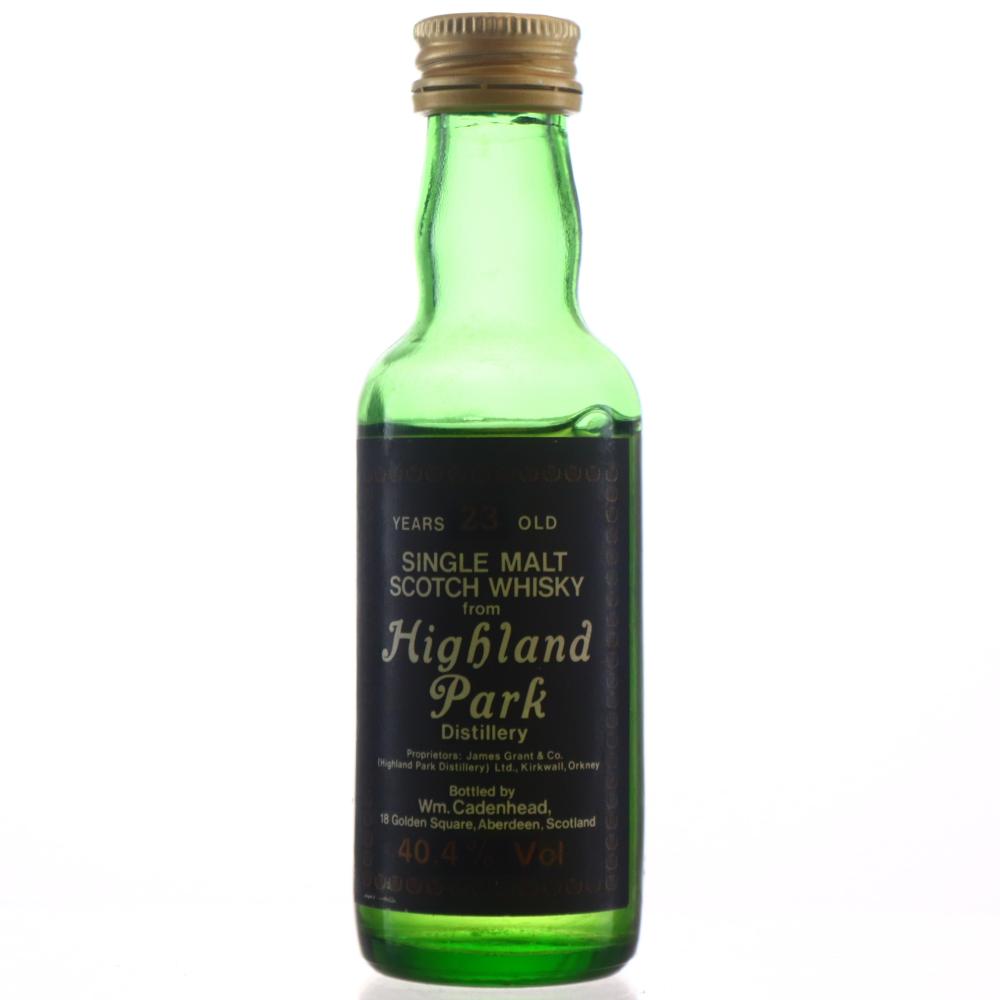 Highland Park 23 Year Old Cadenhead's Miniature 1970s