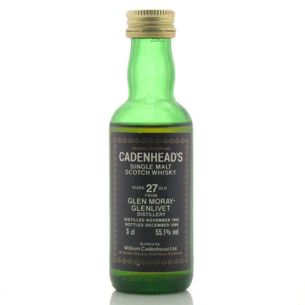 Glen Moray 1962 Cadenhead's 27 Year Old Miniature 5cl