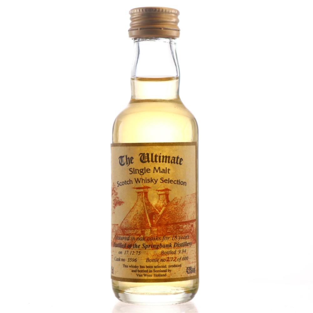 Springbank 1975 The Ultimate 18 Year Old Miniature 5cl