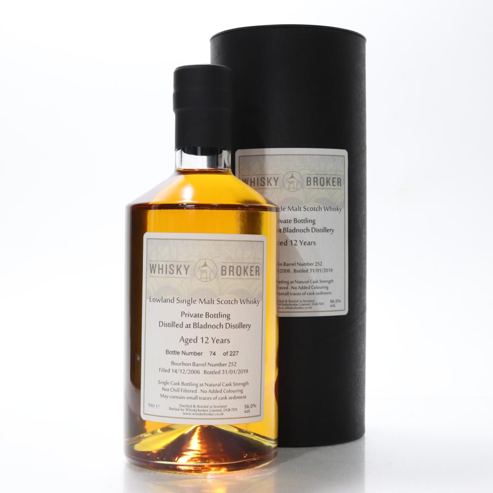 Bladnoch 2006 Whisky Broker 12 Year Old / Private Bottling