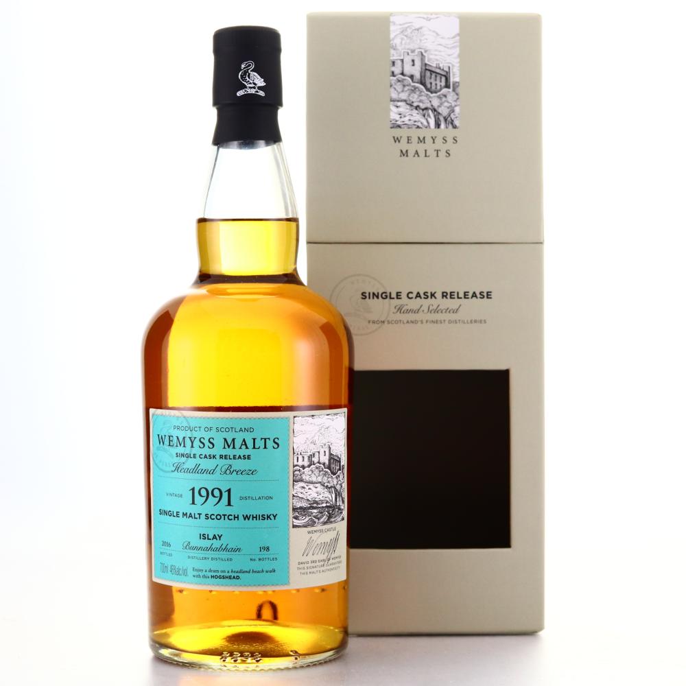 Bunnahabhain 1991 Wemyss Malts / Headland Breeze