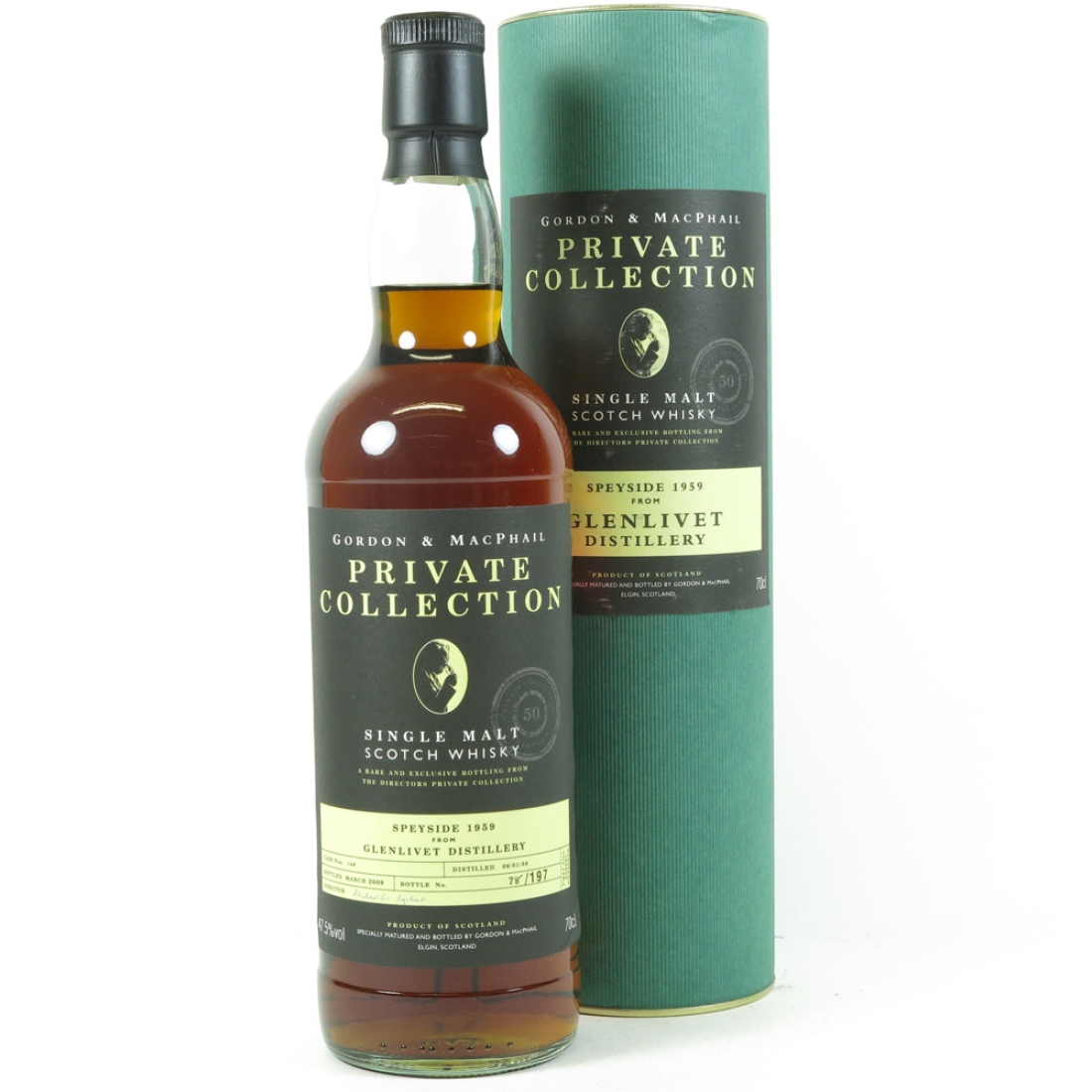 Glenlivet 1959 Gordon and Macphail Private Collection