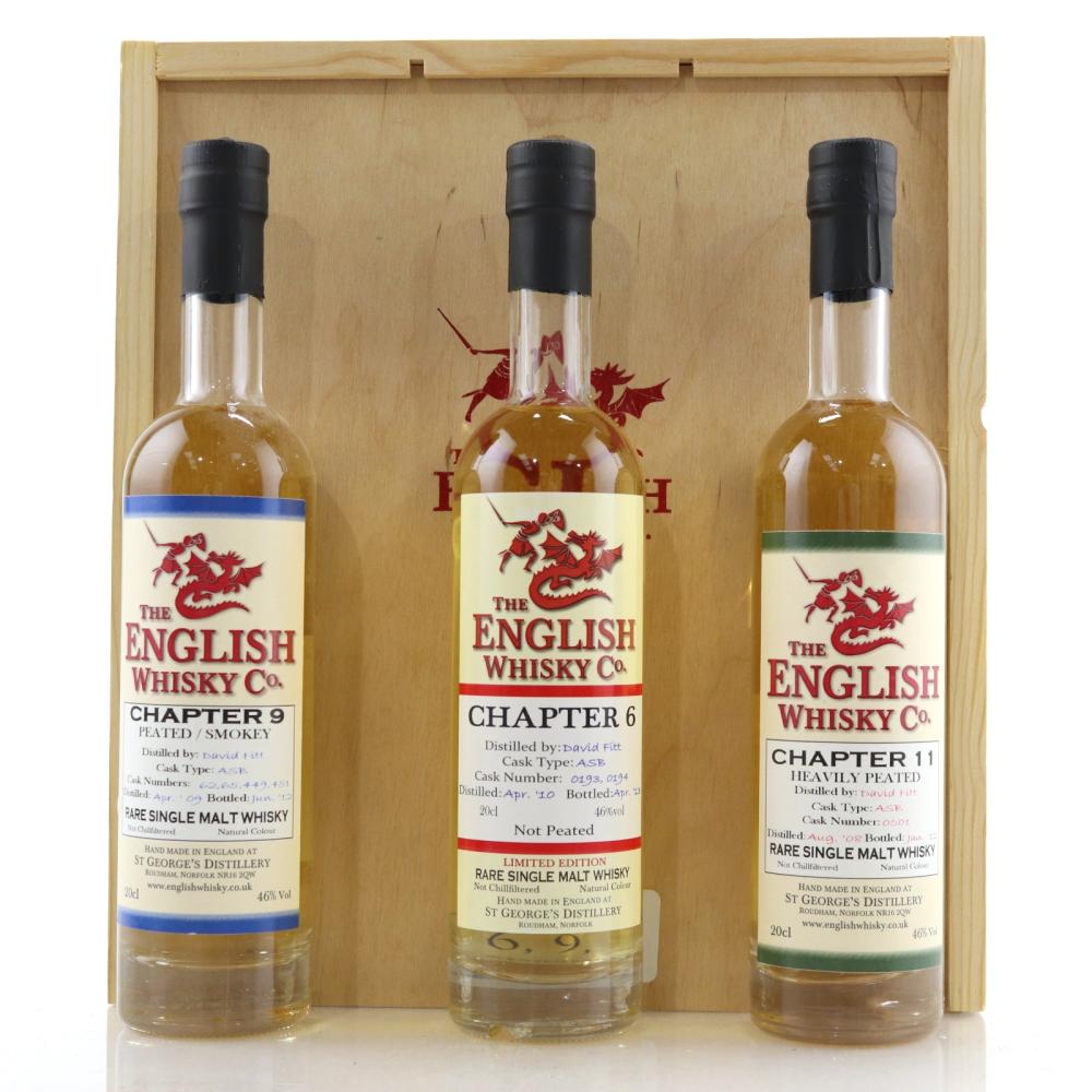 The English Whisky Co. Gift Set / 3 X 20cl
