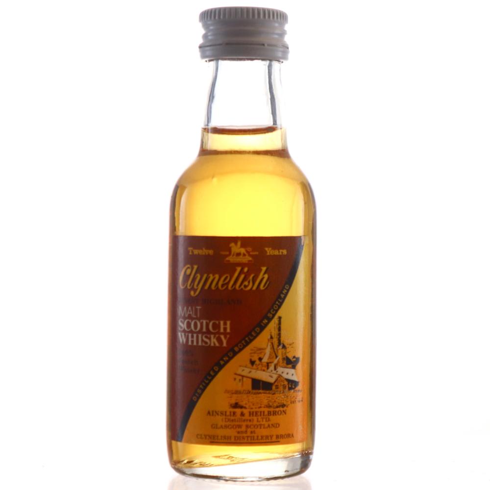 Clynelish 12 Year Old Ainslie & Heilbron Miniature 1980s