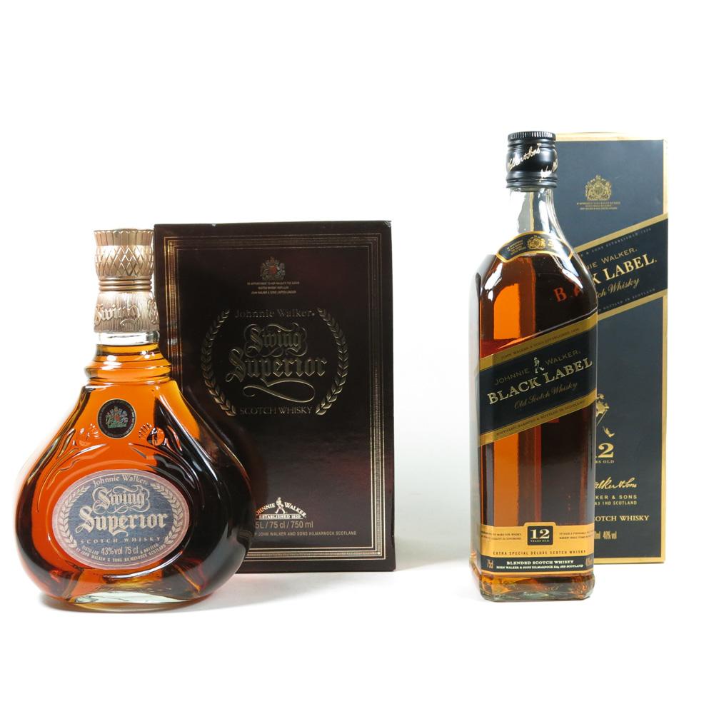 Johnnie Walker Black Label and Swing 2 x 75cl
