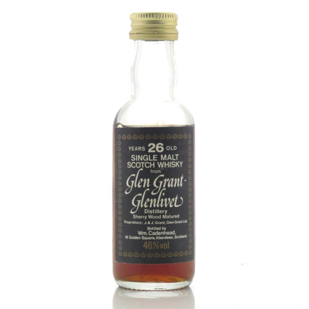 Glen Grant 26 Year Old Cadenhead's Miniature 1980s