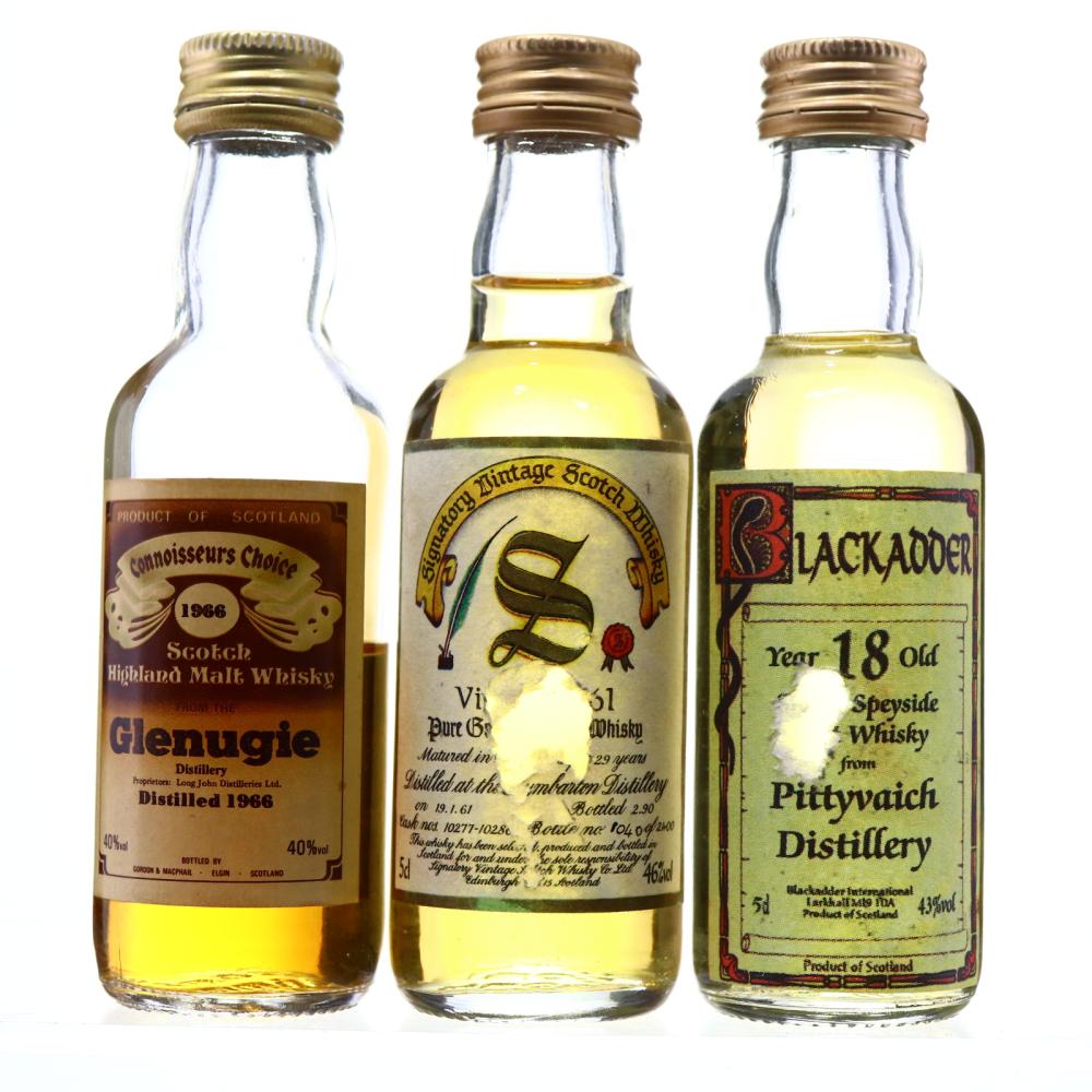 Closed Distillery Miniatures x 3