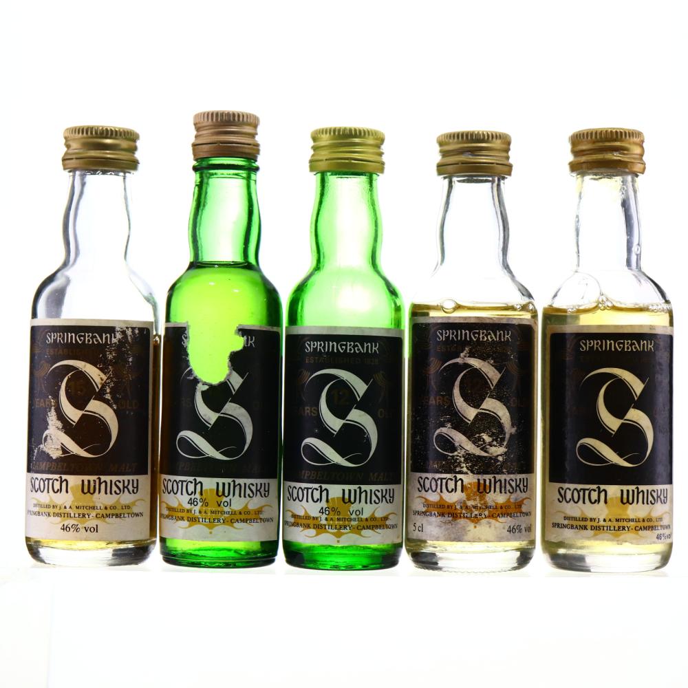 Springbank Miniatures x 5