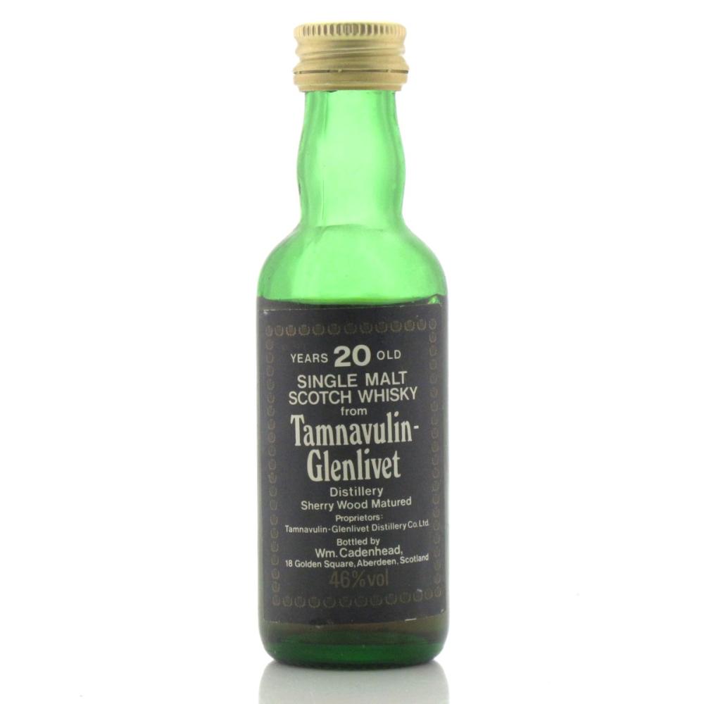 Tamnavulin 20 Year Old Cadenhead's Miniature 1980s