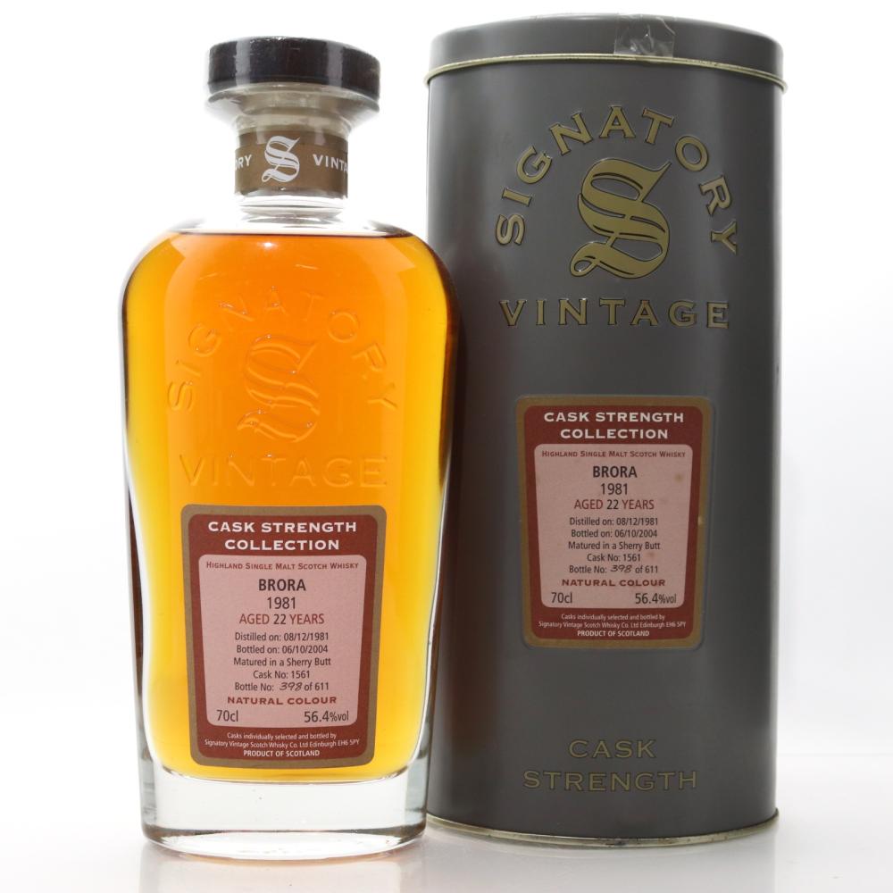 Brora 1981 Signatory Vintage 22 Year Old Cask Strength