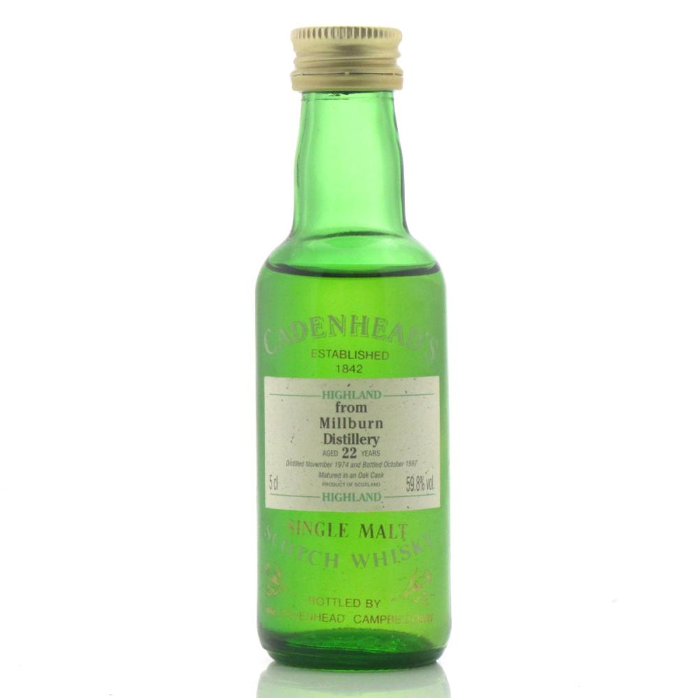 Millburn 1974 Cadenhead's 22 Year Old Miniature 5cl
