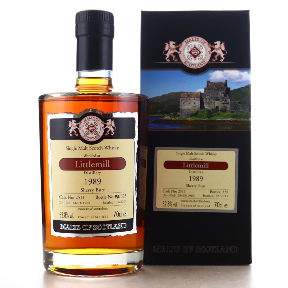 Littlemill 1989 Malts of Scotland Sherry Butt