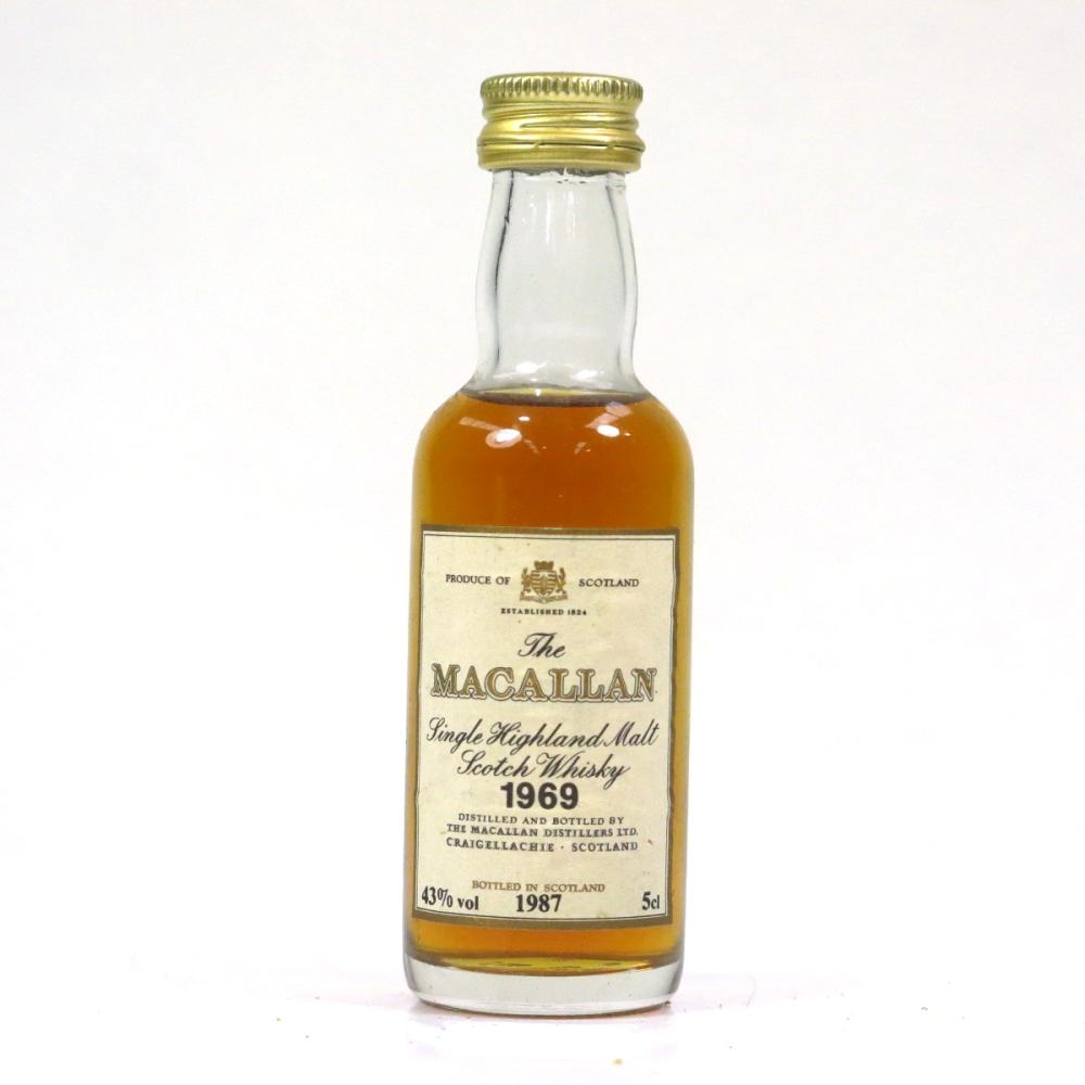 Macallan 1969 Bottled 1987 Miniature 5cl