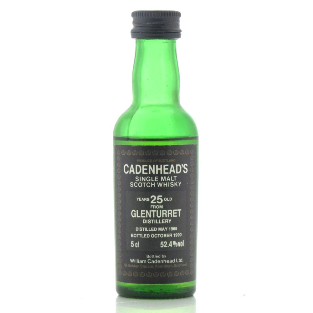 Glenturret 1965 Cadenhead's 25 Year Old Miniature 5cl