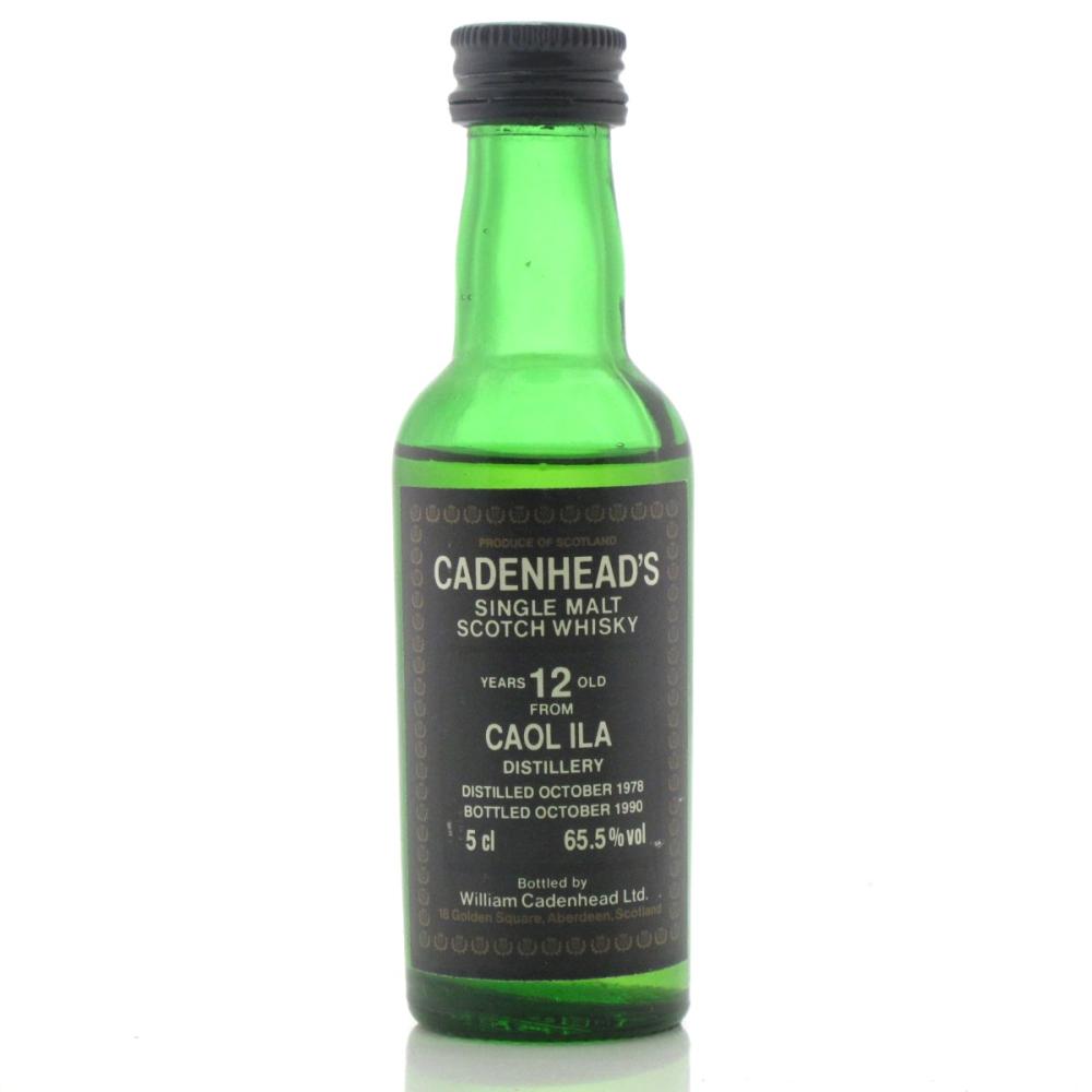 Caol Ila 1978 Cadenhead's 12 Year Old Miniature 5cl