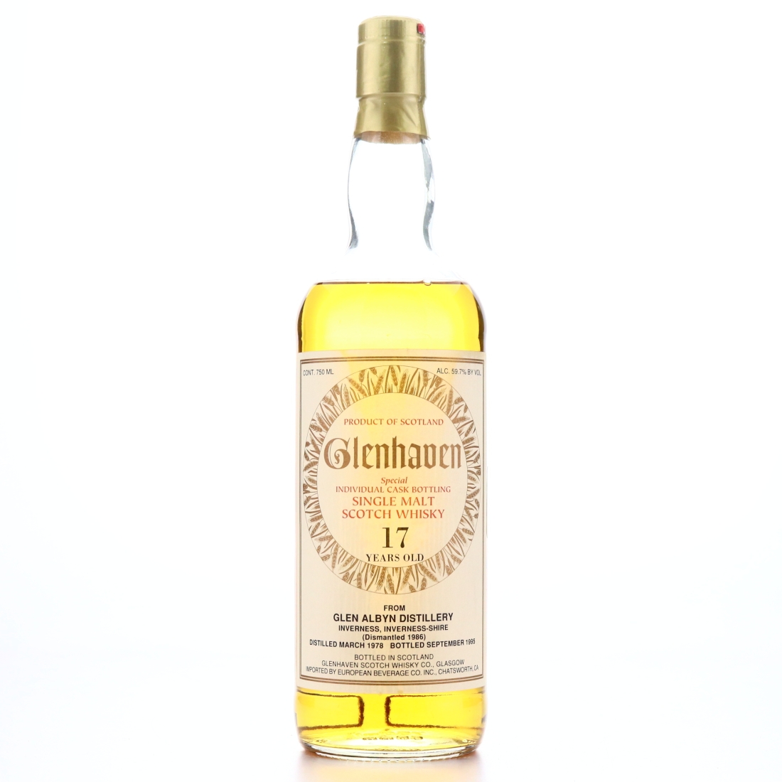 Glen Albyn 1978 Glenhaven 17 Year Old / US Import