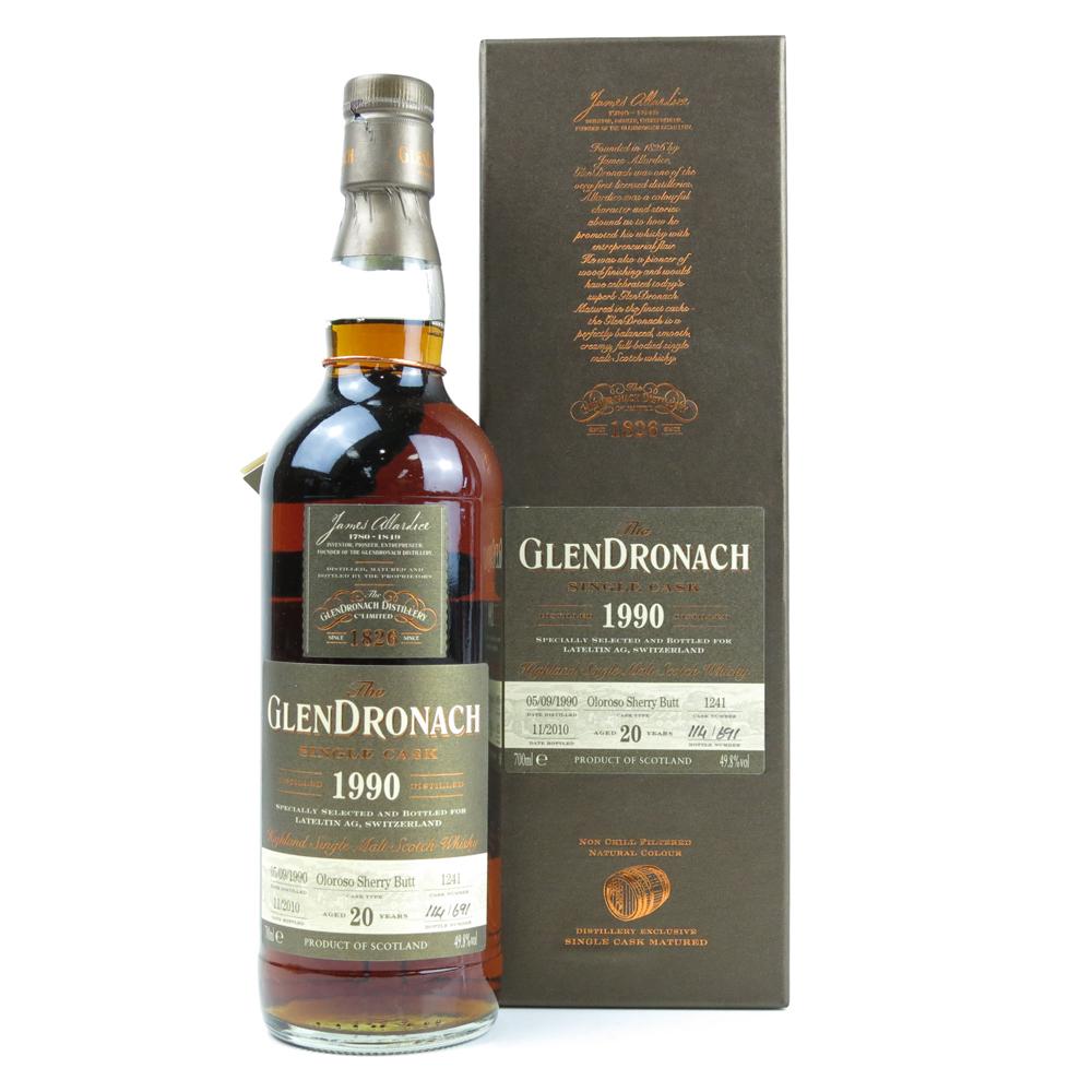 Glendronach 1990 Single Cask 20 Year Old #1241