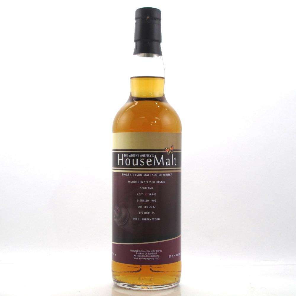 Speyside Single Malt 1995 Whisky Agency 17 Year Old / House Malt