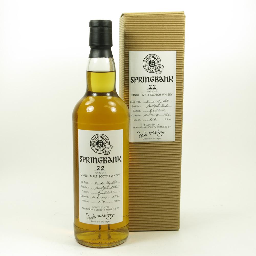 Springbank 22 Year Old Bourbon Hogshead