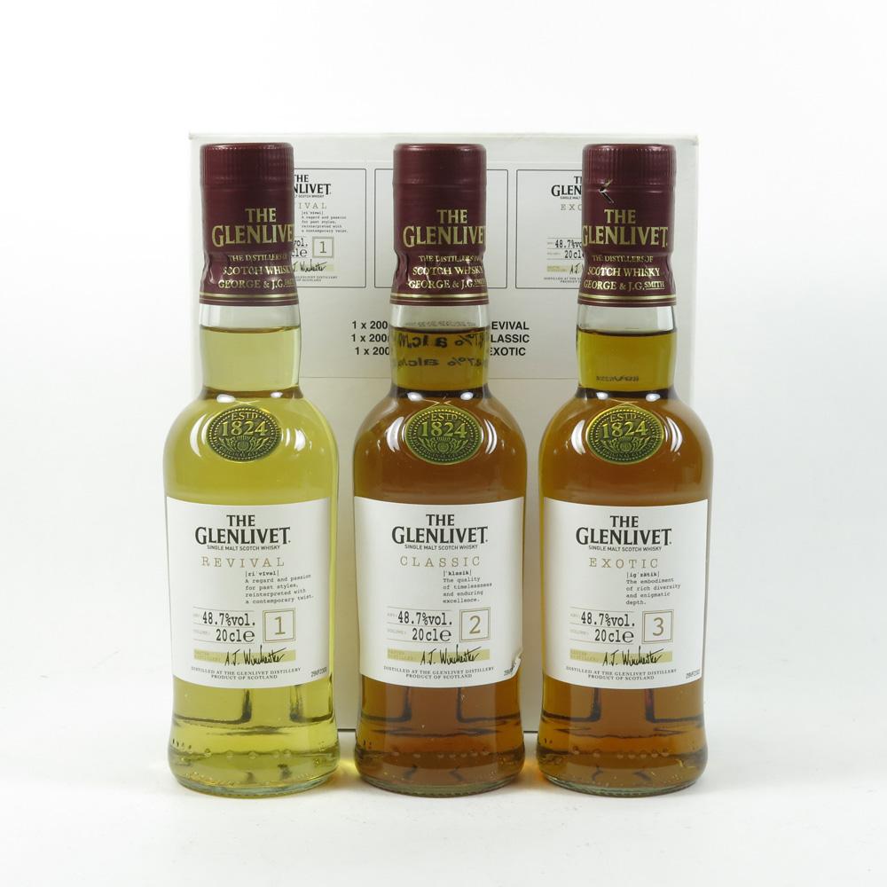 Glenlivet Guardian's Chapter 3 x 20cl (Exotic / Revival / Classic )