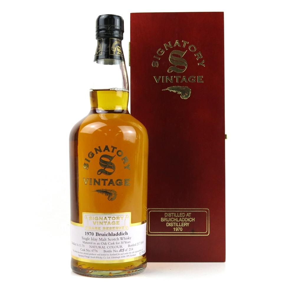 Bruichladdich 1970 Signatory Vintage 30 Year Old / Rare Reserve