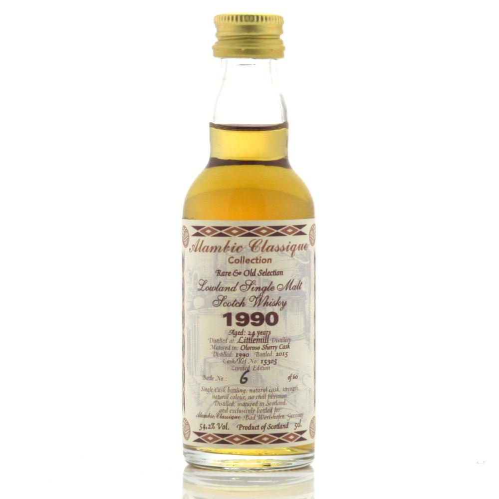 Littlemill 1990 Alambic Classique 24 Year Old Miniature 5cl