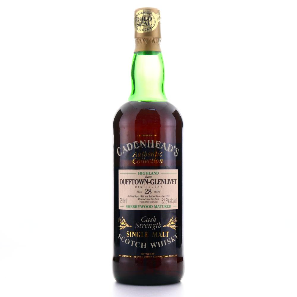 Dufftown 1966 Cadenhead's 28 Year Old Sherry Wood 75cl / US Import