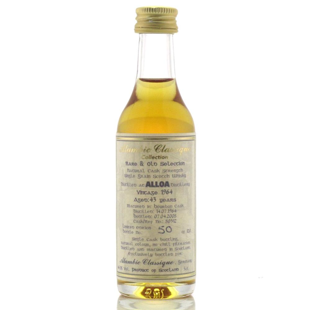 Alloa 1964 Alambic Classique 43 Year Old Miniature 5cl