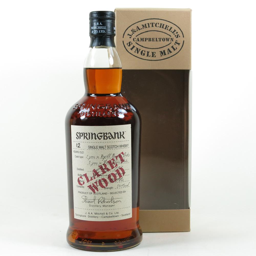 Springbank 12 Year Old Claret Wood