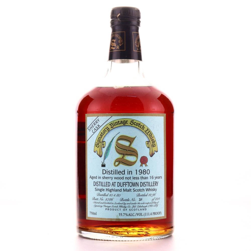 Dufftown 1980 Signatory Vintage 16 Year Old 75cl / US Import