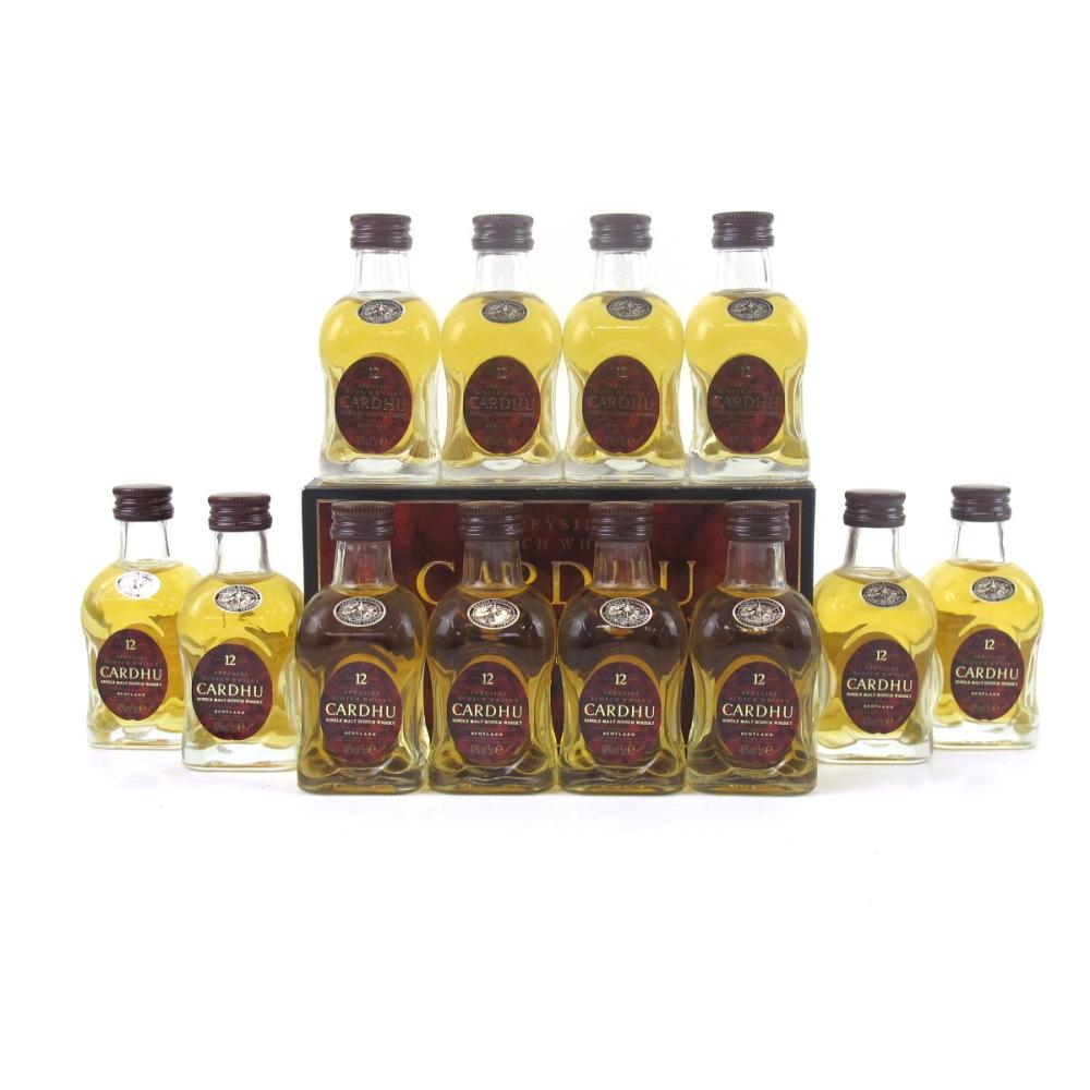 Cardhu 12 Year Old Single Malt Miniature Box 12 x 5cl