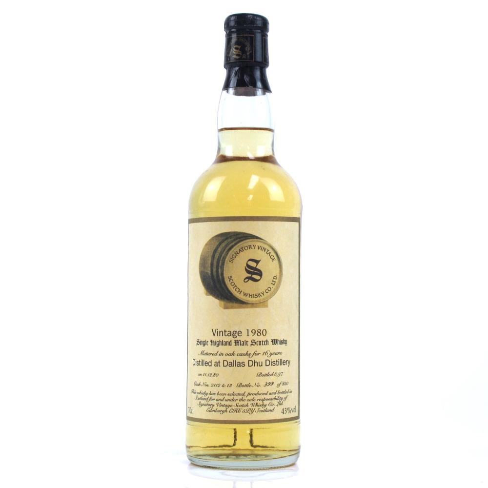 Dallas Dhu 1980 Signatory Vintage 16 Year Old
