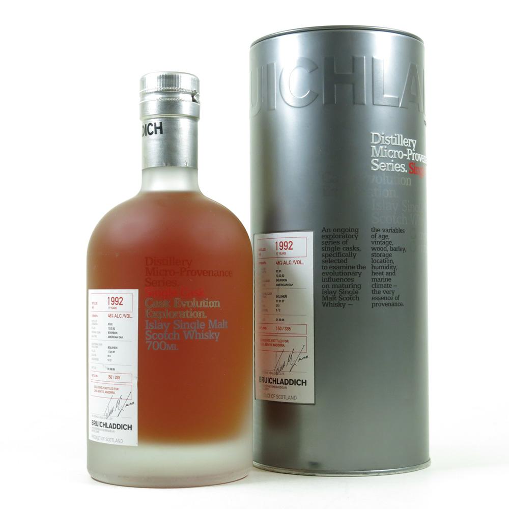 Bruichladdich 1992 Micro Provenance 17 Year Old
